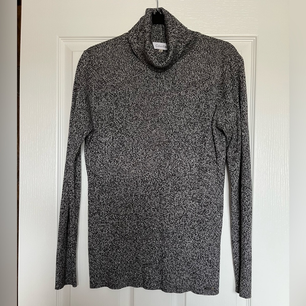 Calvin Klein Grey Turtleneck Sweater